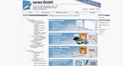 Desktop Screenshot of narwa.de