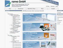 Tablet Screenshot of narwa.de